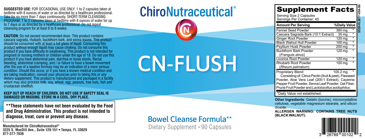 CN Flush - Bowel Detox & Motility Formulation